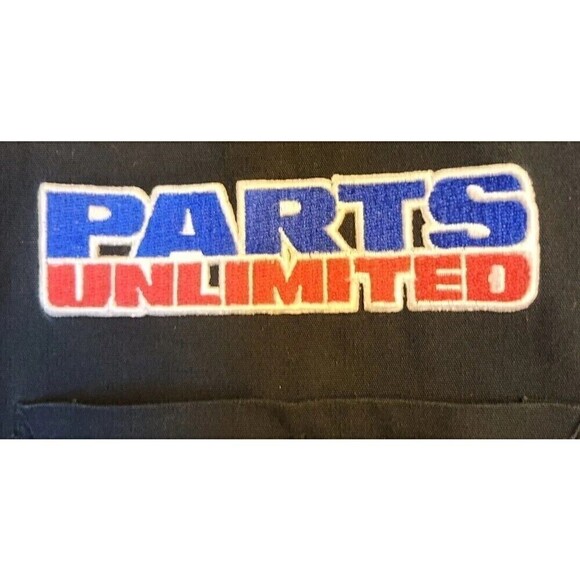 SOLD! NOT AVAILABLE! work shirt 7 patches Black button up top snap Moose racing - Picture 3 of 14